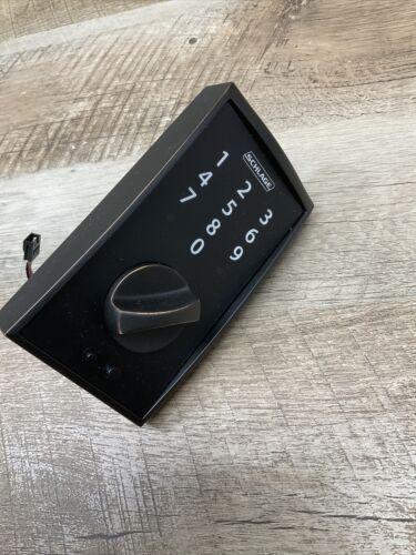 AS-IS TOUCH PAD ONLY Schlage BE375-CEN Bronze Century Touch Deadbolt (6922760323255)